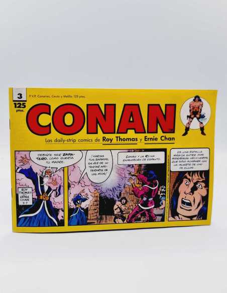 EXCELENTE ESTADO CONAN 3 TIRAS DE PRENSA FORUM