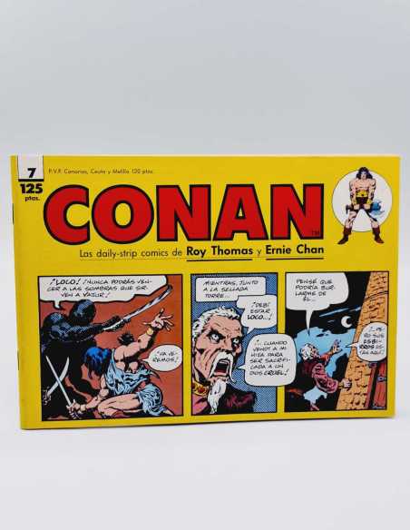 EXCELENTE ESTADO CONAN 7 TIRAS DE PRENSA FORUM