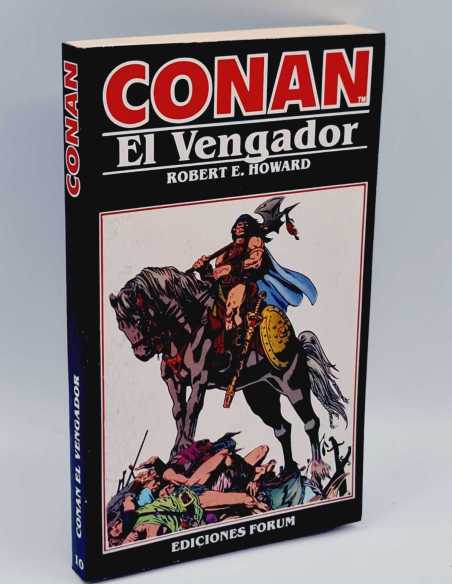 EXCELENTE ESTADO CONAN EL AVENTURERO 10 EL VENGADOR FORUM NOVELA ROBERT E. HOWARD