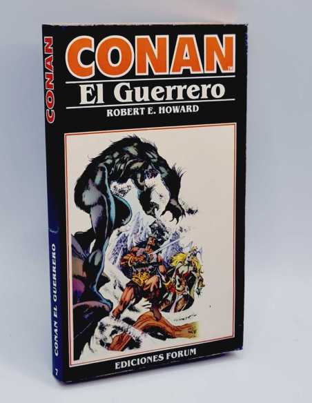 CASI EXCELENTE ESTADO CONAN EL AVENTURERO 7 EL GUERRERO FORUM NOVELA ROBERT E. HOWARD