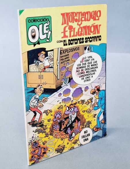 MUY BUEN ESTADO MORTADELO Y FILEMON 205 PRIMERA EDICIÓN NO FALLAN UNA OLE BRUGUERA