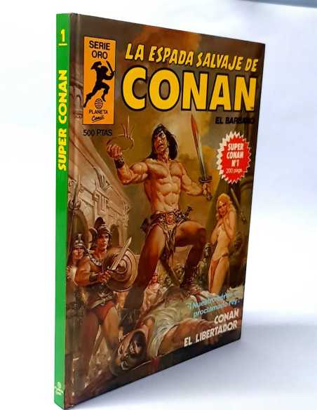 EXCELENTE ESTADO LA ESPADA SALVAJE DE CONAN 1 PRIMERA EDICION SERIE ORO SUPER PLANETA
