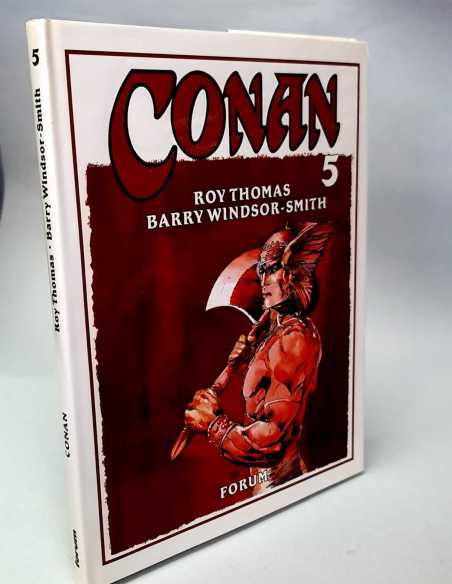 DE KIOSCO CONAN 5 ROY THOMAS 1995 NOVELA GRAFICA FORUM PLANETA TAPA DURA