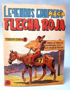 CASI EXCELENTE ESTADO FLECHA ROJA 35 LEYENDAS GRAFICAS...