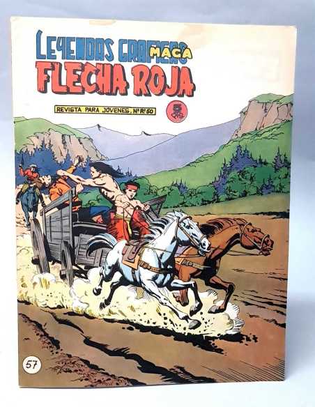 CASI EXCELENTE ESTADO FLECHA ROJA 57 LEYENDAS GRAFICAS MAGA ORIGINAL