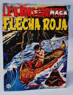 CASI EXCELENTE ESTADO FLECHA ROJA 45 LEYENDAS GRAFICAS...