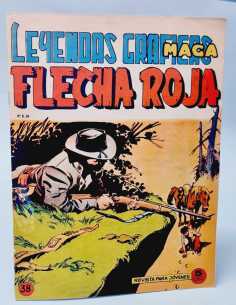 CASI EXCELENTE ESTADO FLECHA ROJA 38 LEYENDAS GRAFICAS...