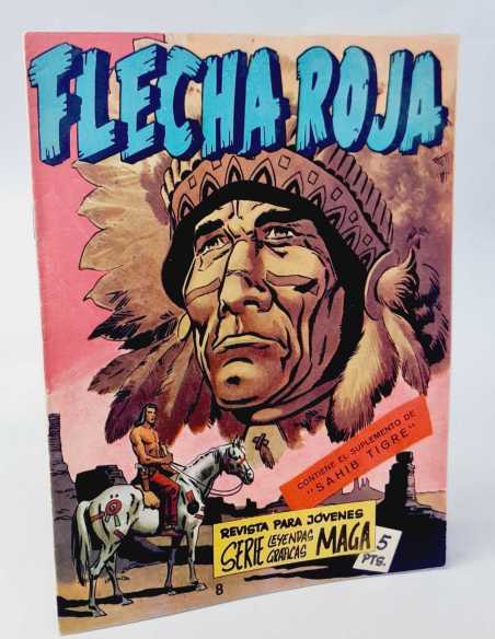 EXCELENTE ESTADO FLECHA ROJA 8 LEYENDAS GRAFICAS MAGA ORIGINAL