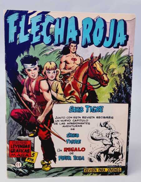 EXCELENTE ESTADO FLECHA ROJA 11 LEYENDAS GRAFICAS MAGA ORIGINAL