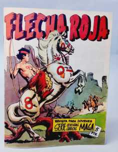 EXCELENTE ESTADO FLECHA ROJA 4 LEYENDAS GRAFICAS MAGA...