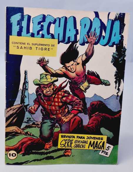 EXCELENTE ESTADO FLECHA ROJA 10 LEYENDAS GRAFICAS MAGA ORIGINAL