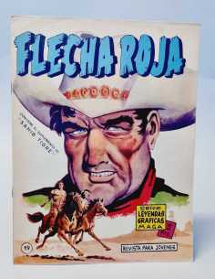 EXCELENTE ESTADO FLECHA ROJA 19 LEYENDAS GRAFICAS MAGA...