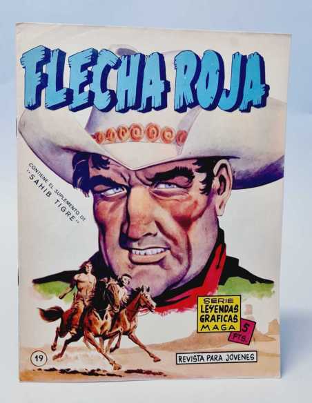 EXCELENTE ESTADO FLECHA ROJA 19 LEYENDAS GRAFICAS MAGA ORIGINAL