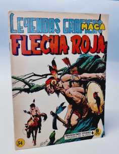 MUY BUEN ESTADO FLECHA ROJA 34 LEYENDAS GRAFICAS MAGA...