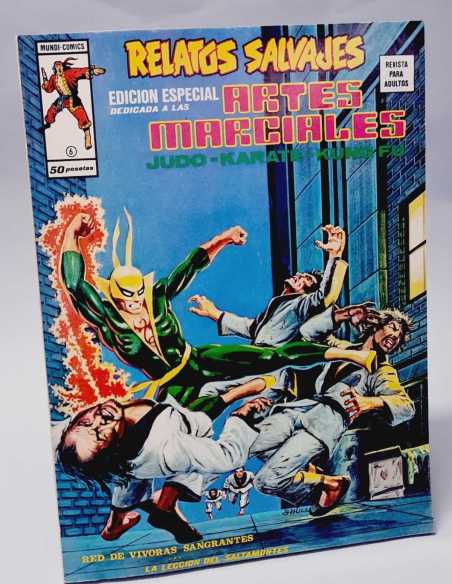 DE KIOSCO RELATOS SALVAJES 6 ARTES MARCIALES MUNDI COMICS MARVEL GRAPA VERTICE