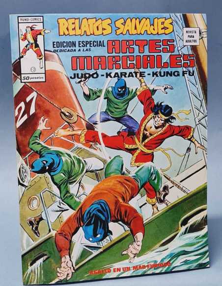 DE KIOSCO RELATOS SALVAJES 12 ARTES MARCIALES MUNDI COMICS MARVEL GRAPA VERTICE