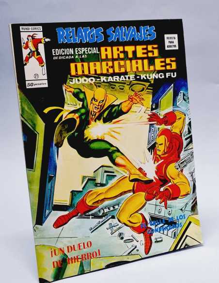 DE KIOSCO RELATOS SALVAJES 21 UN DUELO DE HIERRO ARTES MARCIALES MARVEL GRAPA VERTICE