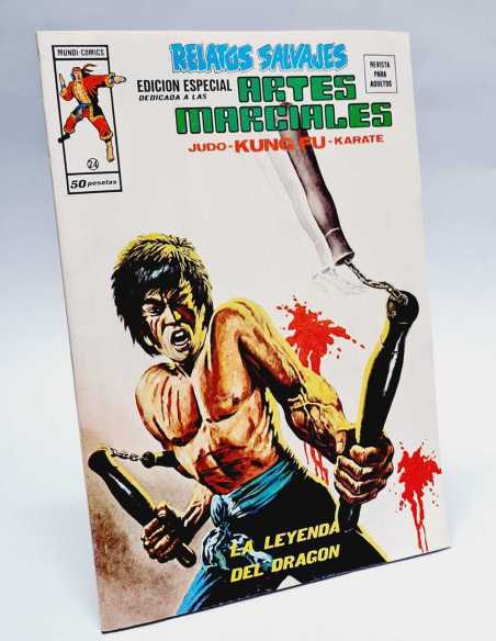 DE KIOSCO RELATOS SALVAJES 24 LA LEYENDA DEL DRAGON ARTES MARCIALES MARVEL GRAPA VERTICE