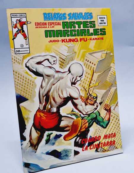 DE KIOSCO RELATOS SALVAJES 22 ARTES MARCIALES MUNDI COMICS MARVEL GRAPA VERTICE