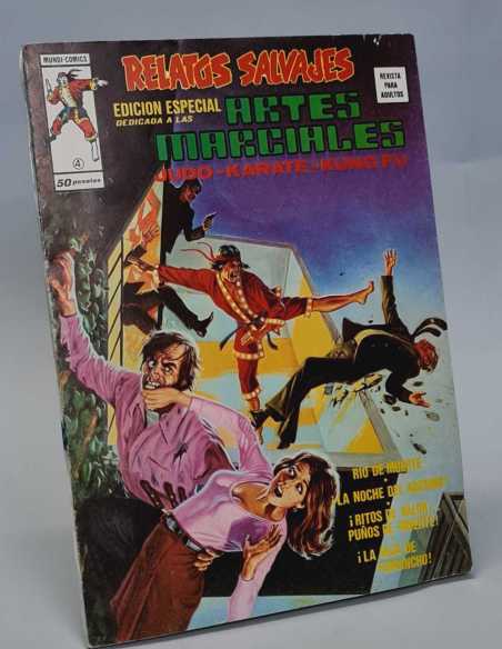 MUY BUEN ESTADO RELATOS SALVAJES 4 ARTES MARCIALES MUNDI COMICS MARVEL GRAPA VERTICE
