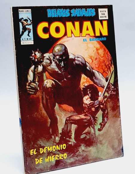CASI EXCELENTE ESTADO RELATOS SALVAJES 42 EL DEMONIO DE HIERRO VOL1 VOL.1 MARVEL GRAPA VERTICE