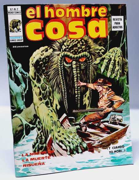 DE KIOSCO EL HOMBRE COSA 2 LA NOCHE DE LA MUERTE RISUEÑA MARVEL GRAPA EDICIONES VERTICE