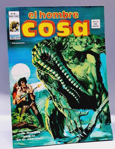 DE KIOSCO EL HOMBRE COSA 3 UN HOMBRE HABITA EN EL PANTANO MARVEL GRAPA EDICIONES VERTICE