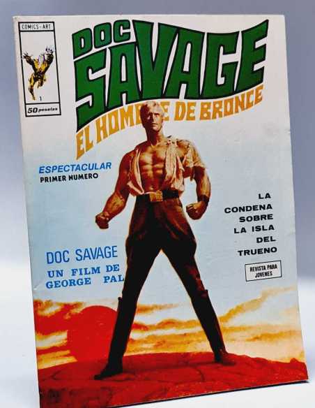 EXCELENTE ESTADO EL HOMBRE DE BRONCE 1 DOC SAVAGE MARVEL GRAPA EDICIONES VERTICE