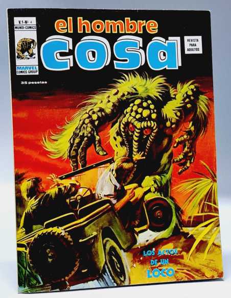 DE KIOSCO EL HOMBRE COSA 4 LOS ACTOS DE UN LOCO MARVEL GRAPA EDICIONES VERTICE