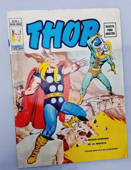 CASI EXCELENTE ESTADO THOR 3 EL NEGRO DOMINIO DE LA MUERTE VOL2 VOL.2 EDICIONES VERTICE