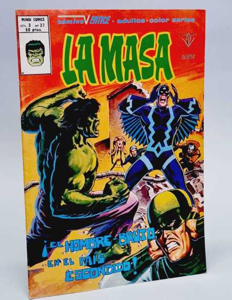CASI EXCELENTE ESTADO LA MASA 37 EL HOMBRE BRUTO EN EL PAÍS ESCONDIDO VOL3 VOL.3 EDICIONES VERTICE