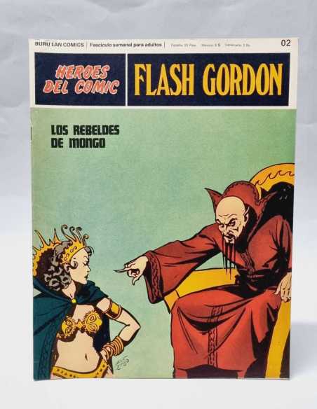 DE KIOSCO FLASH GORDON 2 HEROES DEL COMIC FASCICULOS COLECCIONABLES GRAPA BURU-LAN