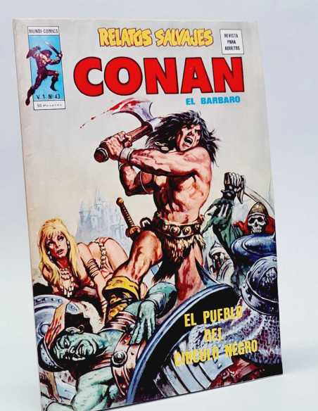 DE KIOSCO RELATOS SALVAJES 43 EL PUEBLO DEL CÍRCULO NEGRO CONAN VOL1 VOL.1 EDICIONES VERTICE