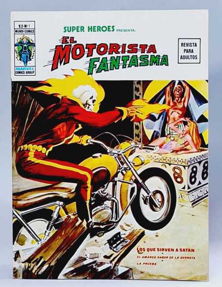 DE KIOSCO SUPER HEROES 1 EL MOTORISTA FANTASMA LOS QUE SIRVEN A SATAN VOL2 VOL.2 VERTICE