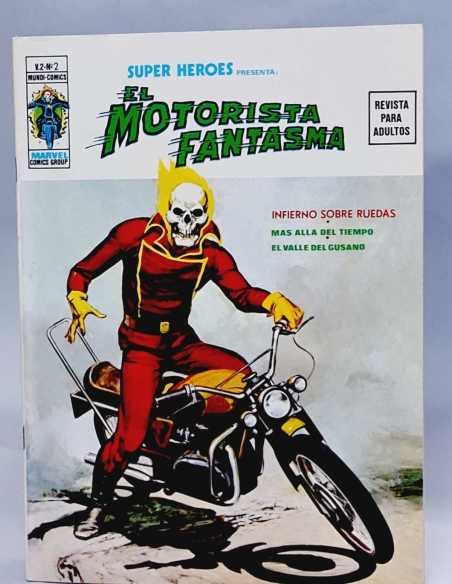 DE KIOSCO SUPER HEROES 2 EL MOTORISTA FANTASMA INFIERNO SOBRE RUEDAS VOL2 VOL.2 VERTICE
