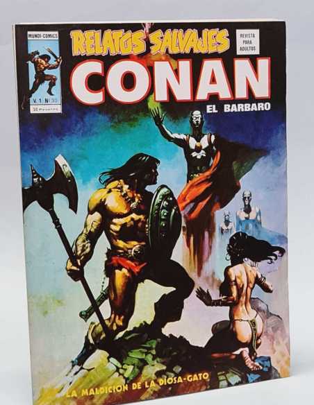 DE KIOSCO RELATOS SALVAJES 30 LA MALDICION DE LA DIOSA GATO CONAN VOL1 VOL.1 EDICIONES VERTICE