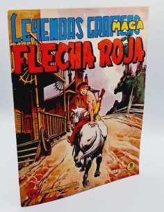 EXCELENTE ESTADO FLECHA ROJA 44 LEYENDAS GRAFICAS MAGA...