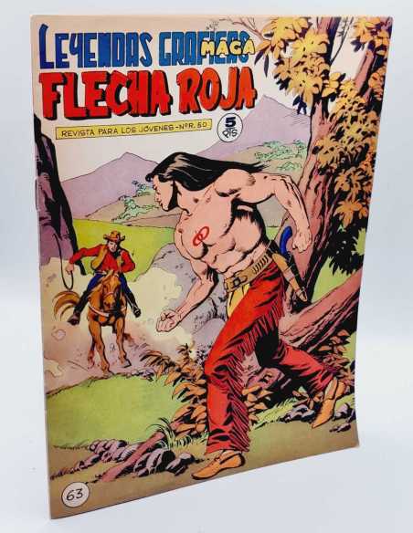 EXCELENTE ESTADO FLECHA ROJA 63 LEYENDAS GRAFICAS MAGA ORIGINAL