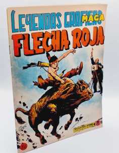 EXCELENTE ESTADO FLECHA ROJA 36 LEYENDAS GRAFICAS MAGA...