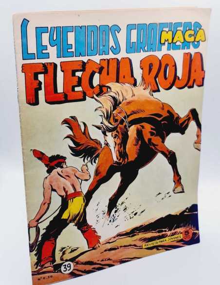 EXCELENTE ESTADO FLECHA ROJA 39 LEYENDAS GRAFICAS MAGA ORIGINAL