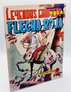 EXCELENTE ESTADO FLECHA ROJA 27 LEYENDAS GRAFICAS MAGA...