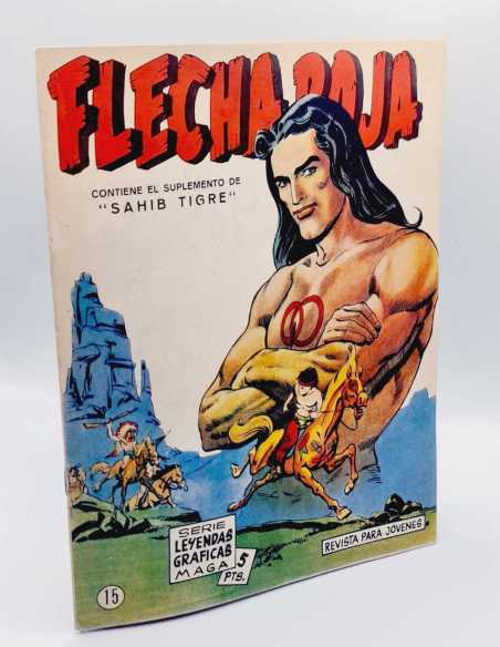 EXCELENTE ESTADO FLECHA ROJA 15 LEYENDAS GRAFICAS MAGA ORIGINAL