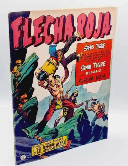 EXCELENTE ESTADO FLECHA ROJA 12 LEYENDAS GRAFICAS MAGA ORIGINAL