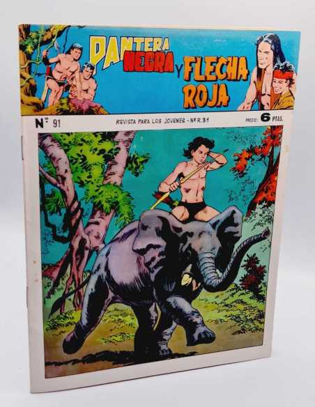EXCELENTE ESTADO PANTERA NEGRA Y FLECHA ROJA 91 LEYENDAS GRAFICAS MAGA ORIGINAL