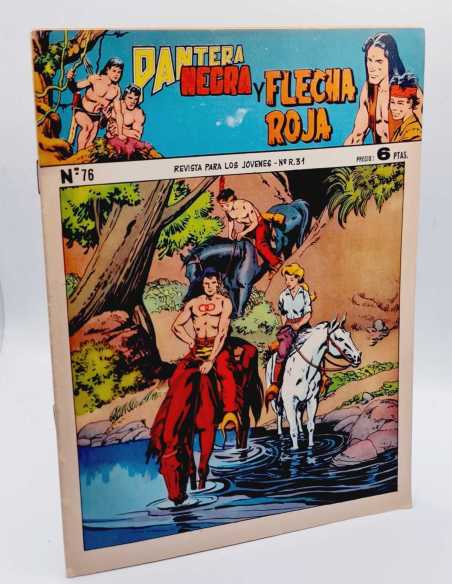 EXCELENTE ESTADO PANTERA NEGRA Y FLECHA ROJA 76 LEYENDAS GRAFICAS MAGA ORIGINAL
