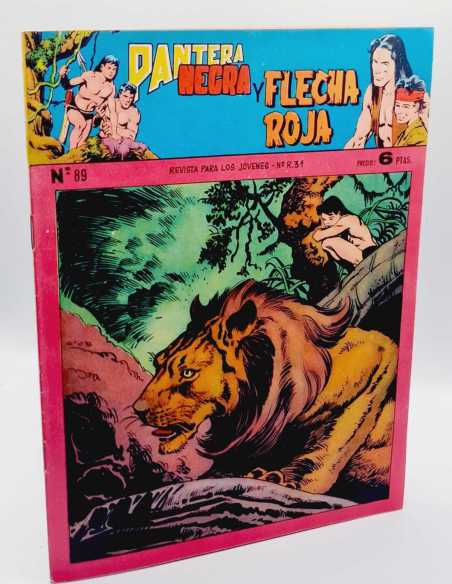 EXCELENTE ESTADO PANTERA NEGRA Y FLECHA ROJA 89 LEYENDAS GRAFICAS MAGA ORIGINAL