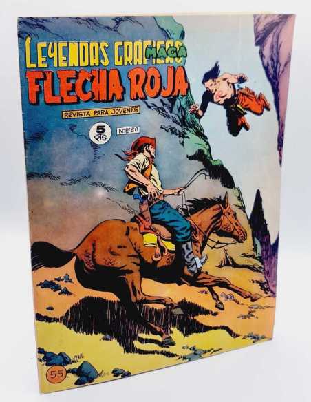 EXCELENTE ESTADO FLECHA ROJA 55 LEYENDAS GRAFICAS MAGA ORIGINAL