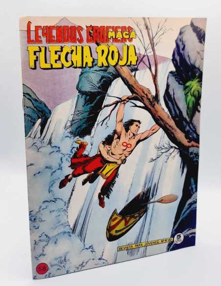 EXCELENTE ESTADO FLECHA ROJA 58 LEYENDAS GRAFICAS MAGA ORIGINAL