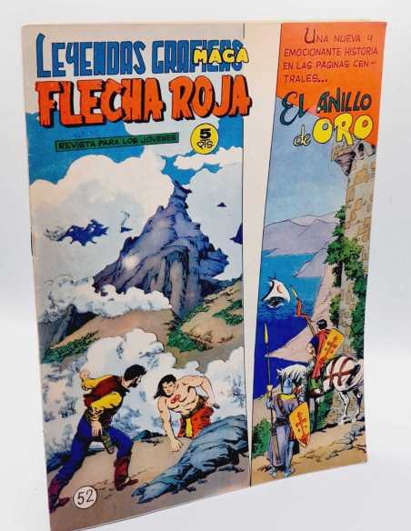 EXCELENTE ESTADO FLECHA ROJA 52 LEYENDAS GRAFICAS MAGA ORIGINAL