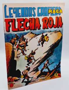 EXCELENTE ESTADO FLECHA ROJA 41 LEYENDAS GRAFICAS MAGA...